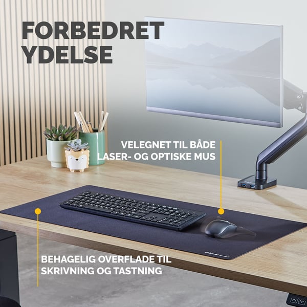Fellowes Breyta skriveunderlag Sort