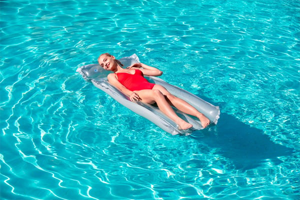 Bestway 44013 pool- och badmadrass Blå, Orange, Transparent, Gul Vinyl
