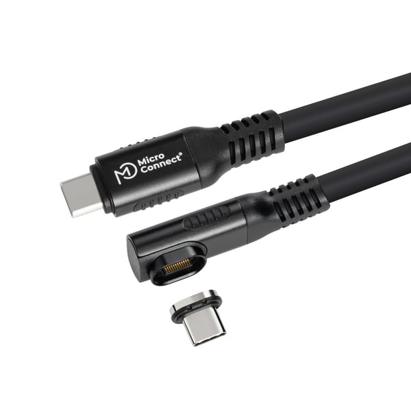 Microconnect MC-LS-USB4CC0.15-A USB-kabel USB4 Gen 3x2 0,15 m USB C 240 W Sort