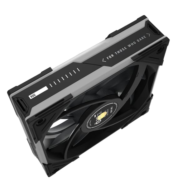 ASUS ROG Eurux GR120 ARGB Reverse Fan - Triple Pack Datorväska 12 cm Svart, Vit 3 styck