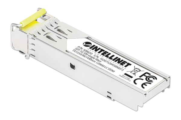 Intellinet 508650 transceiver-moduler för nätverk Fiberoptik 1000 Mbit/s mini-GBIC/SFP