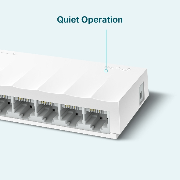 TP-Link LS1008 nätverksswitchar Ohanterad Fast Ethernet (10/100) Vit