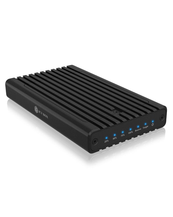 ICY BOX IB-2817MCL-C31 SSD kabinet Sort M.2 USB-drevet