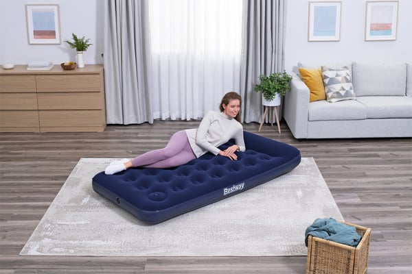 Bestway 67224 / 24 luftmadrass Enkelmadrass Blå