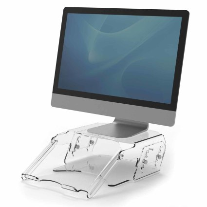 Fellowes 9731201 skærmbeslag og -stativer Skrivebord Transparent