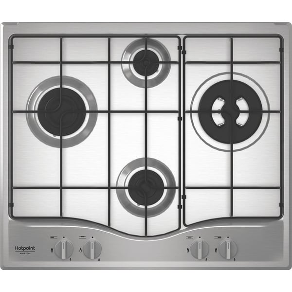 Hotpoint PCN R643N T/IX/HA Ruostumaton teräs Kiinteä 59 cm Kaasuliesi 4 alue(tta)