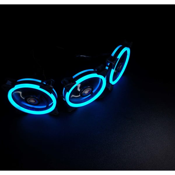 Aerocool Rev RGB Pro Datorväska Fan 12 cm Svart