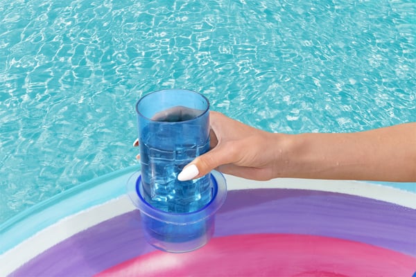 Bestway 43647 / 23 pool- och badmadrass Multifärg Monokromatiskt Badring