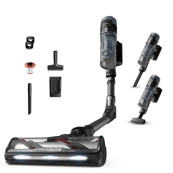 Rowenta X-Force Flex 14.80 RH9B36WV stav støvsuger & elektrisk kost 2-i-1 stangstøvsuger Batteri Dry Poseløs 0,65 L 670 W Sort, Blå