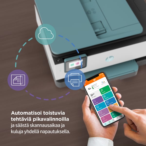 HP OfficeJet Pro 8025e Langaton All-in-One Väri Tulostin, Instant Ink; kaksipuolinen tulostus