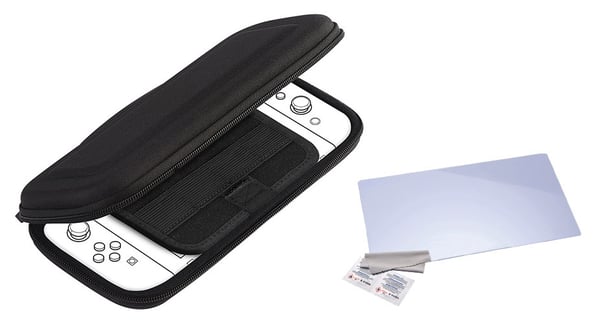 Nintendo Starter Kit 5 Switch Lite Hårdt etui Sort