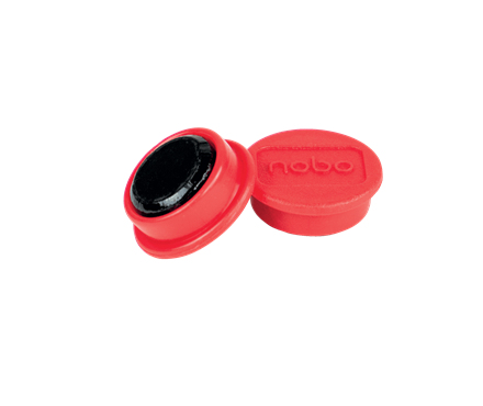 Nobo Magnetiska Whiteboardmagneter 10-Pack 24 mm Färgade Magneter