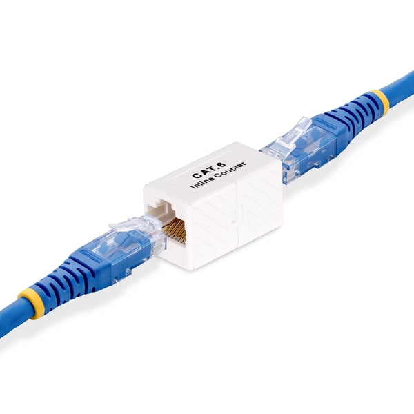 StarTech.com RJ45-kopplare, Cat6-ledningskopplare, hona till hona (F/F) T568-kontakt, oskärmad Ethernet-kabelförlängning