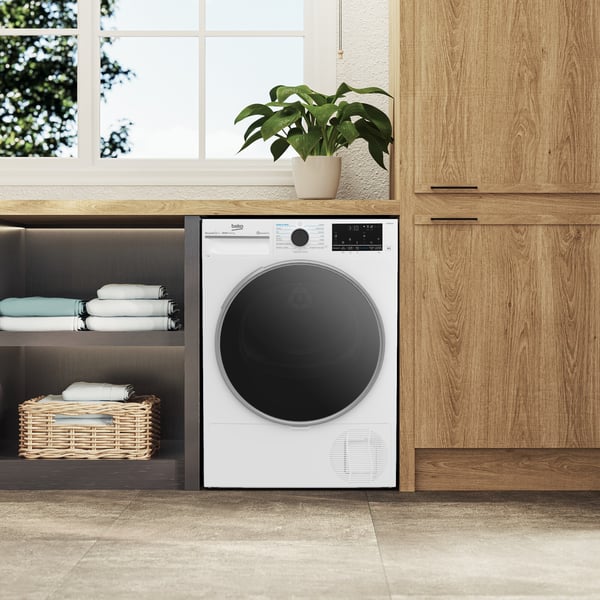 Beko BT96DBS kuivausrumpu Vapaasti seisova Edestä täytettävä 9 kg Valkoinen