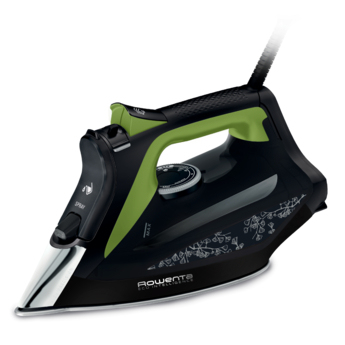Rowenta DW6330 Eco Intelligence Torr & Ångstrykjärn Microsteam 400 HD soleplate 2500 W Svart, Grön