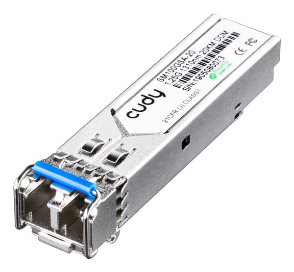 Cudy SM100GSA-20 transceiver-moduler för nätverk Fiberoptik 1250 Mbit/s SFP 1310 nm