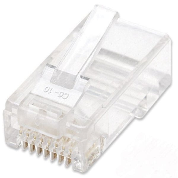 Techly IWP-JAR-C6RTY liitinjohto RJ45 Läpinäkyvä