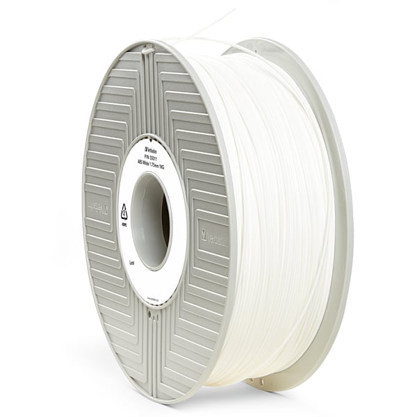 Verbatim 55011 3D print materiale ABS Hvid 1 kg
