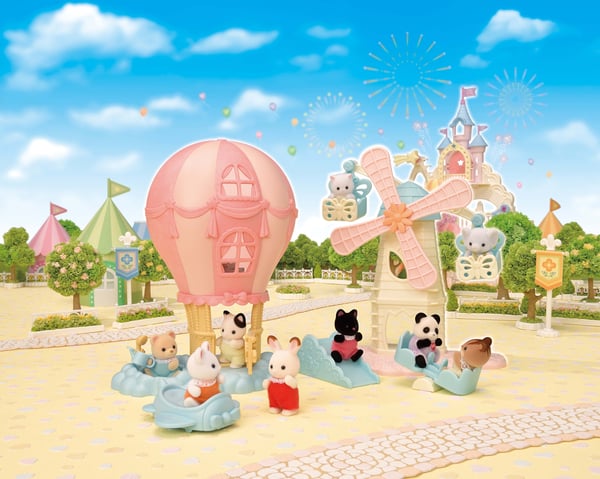 Sylvanian Families Baby Vindmølle med figur