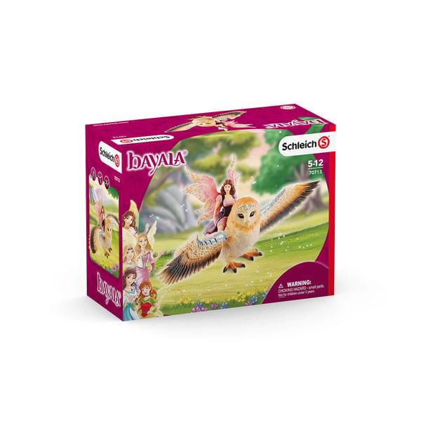 schleich BAYALA Fairy In Flight On Glam-Owl