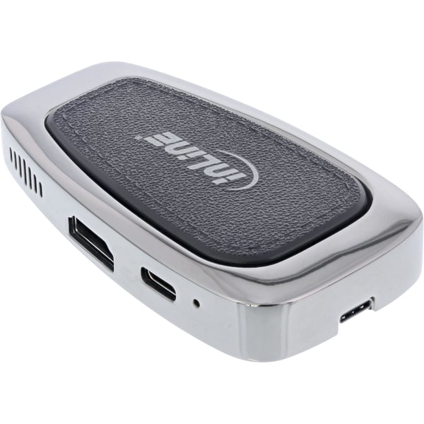InLine 33272A gränssnittshubbar USB 3.2 Gen 2 (3.1 Gen 2) Type-C 10000 Mbit/s Silver