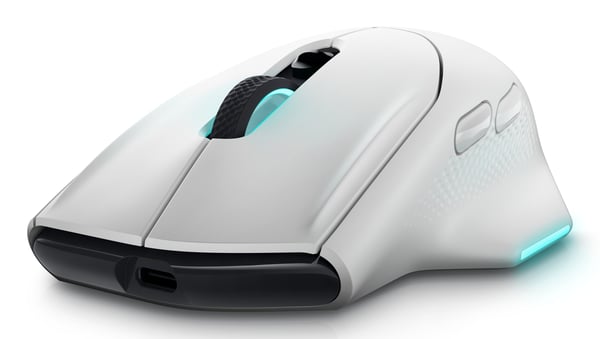 Alienware AW620M mus Spil Højre hånd RF Wireless + USB Type-C Optisk 26000 dpi