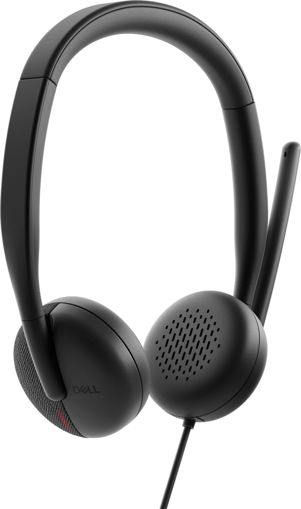 DELL WH3024 Kuulokkeet Langallinen Pääpanta Toimisto/puhelukeskus USB Type-C Musta