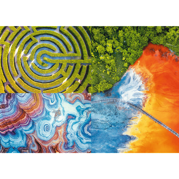 Palapeli 500 palaa UFT Labyrinth Colors