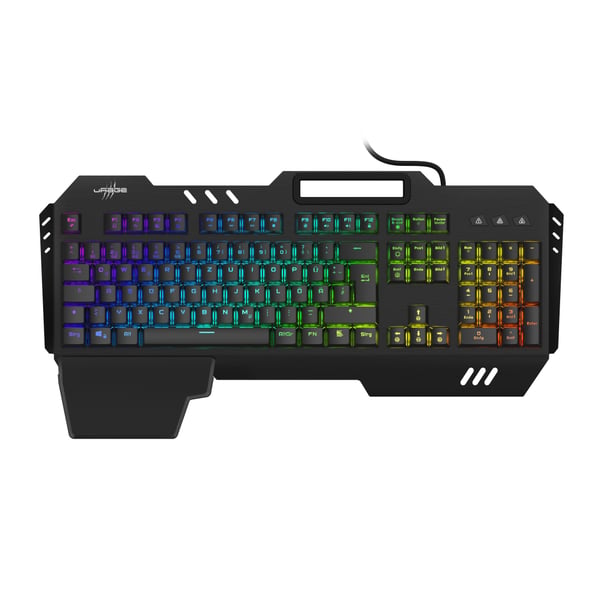 Hama Exodus 800 Mechanical tangentbord Spela USB QWERTZ tyska Svart