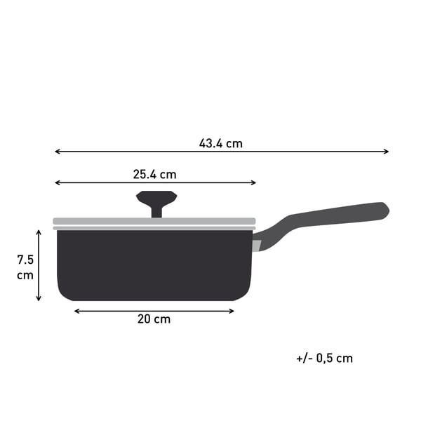 Tefal Intens'Ceram C4403202 stegepande Sauteringspande Rund