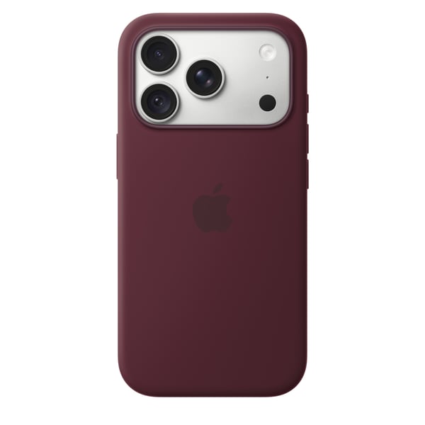Apple Silikone-etui med MagSafe til iPhone 18 Pro – bordeaux