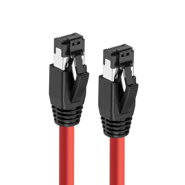 Microconnect MC-SFTP8015R nätverkskablar Röd 1,5 m Cat8.1 S/FTP (S-STP)