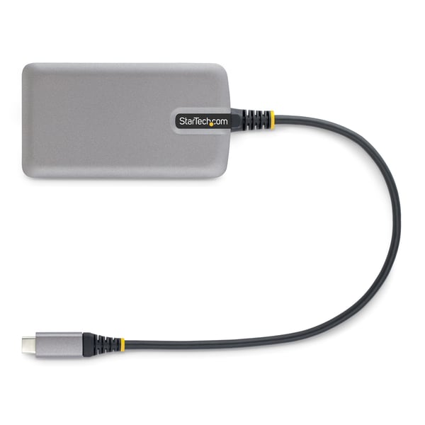 StarTech.com 3-Port USB-C Hub med Ethernet, 3x USB-A porte, Gigabit Ethernet, USB 3.0 5Gbps, Bus-Po