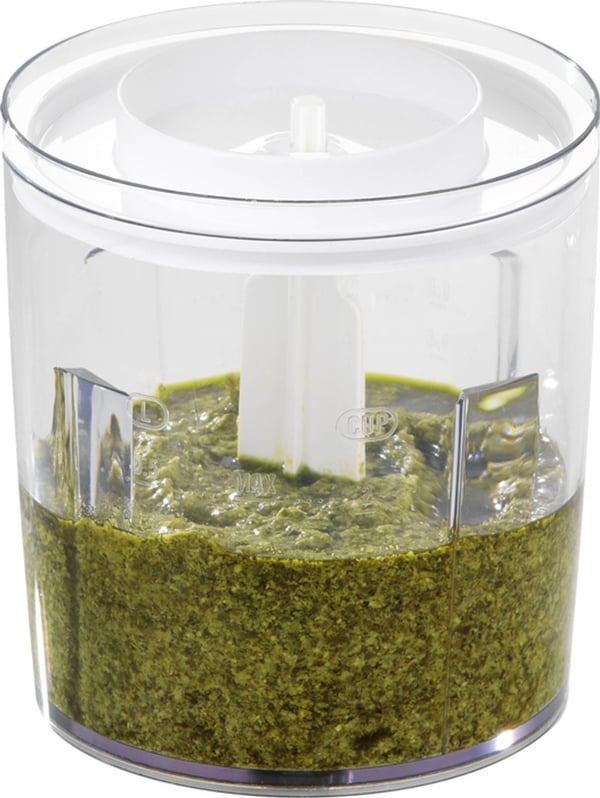 Moulinex ClickChef AT710110 elektrisk minihackare 0,5 l 500 W Röd, Transparent, Vit