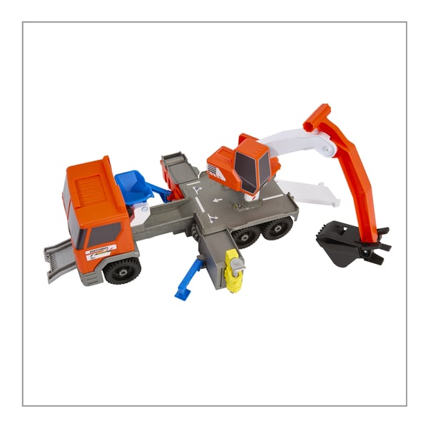 Matchbox Action Drivers Transforming Excavator