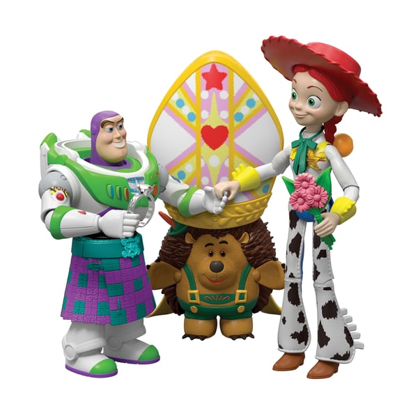 Mattel DISNEY AND PIXAR TOY STORY 5 PLAYSCALE Buzz & Jessie Forever