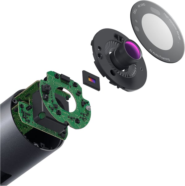 Dell UltraSharp WB7022 - Webcam - Farve - 8,3 MP