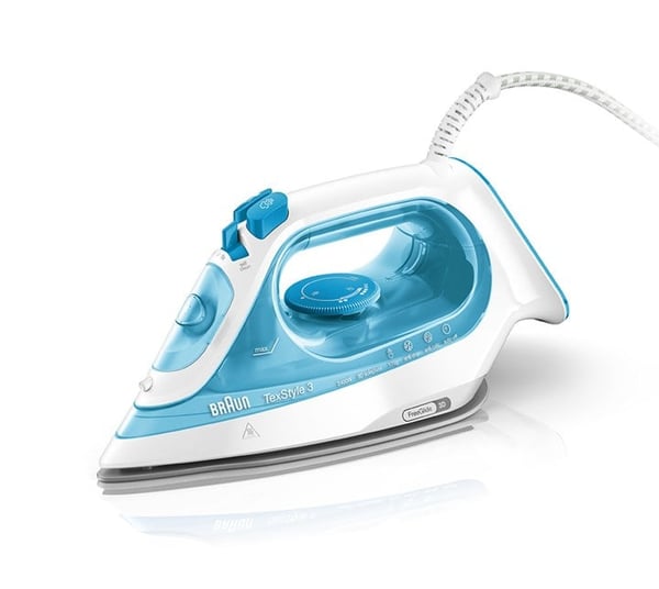 Braun TexStyle 3 Steam Iron SI 3053 Blue Keramisk stryksula 2400 W Blå Braun TexStyle 3 Steam Iron SI 3053 Blue Keramisk stryksula 2400 W Blå