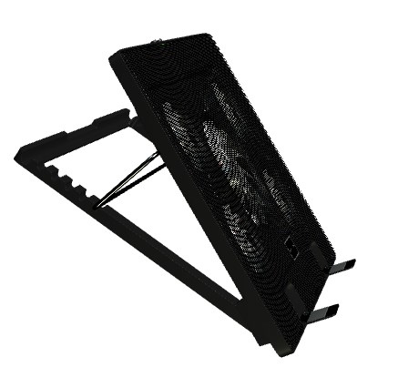 Mars Gaming MNBC2 køling til laptop 43,9 cm (17.3") 2000 rpm Sort
