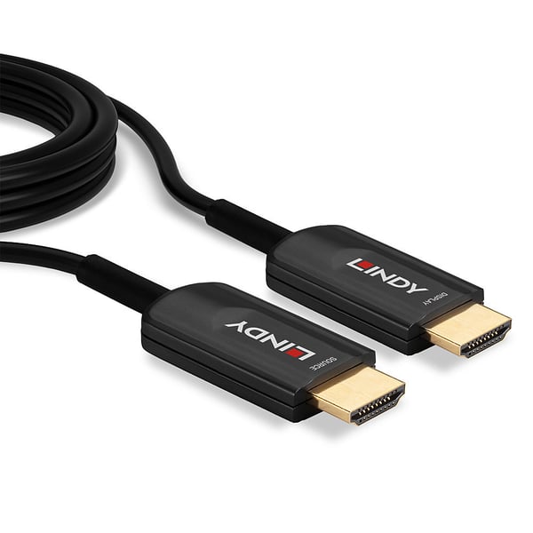 Lindy 38380 HDMI-kabel 10 m HDMI Typ A (standard) Svart