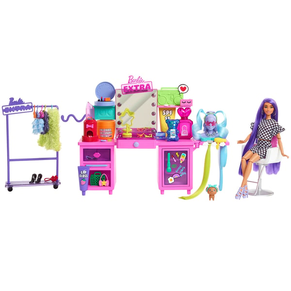 Barbie Extra Doll & Vanity Playset