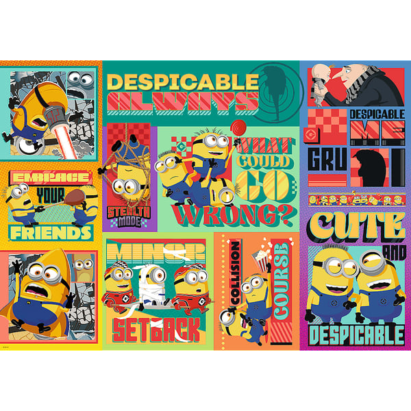 Palapeli 1000 Minionien hullut seikkailut TREFL