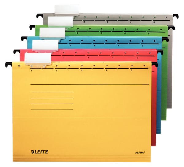 Leitz Alpha hängmapp Kartong A4 Grön