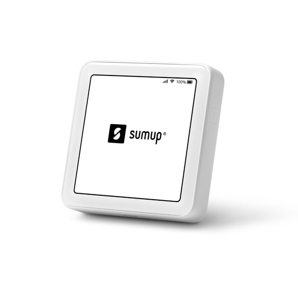 SumUp Solo älykortin lukijalaite Wi-Fi + 4G Valkoinen