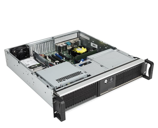 bluechip INDUSTRYline R5224 Intel® Core™ i5 i5-14400 16 GB DDR5-SDRAM 500 GB SSD Windows 11 Pro Rackmonterat datorchassi PC Svart