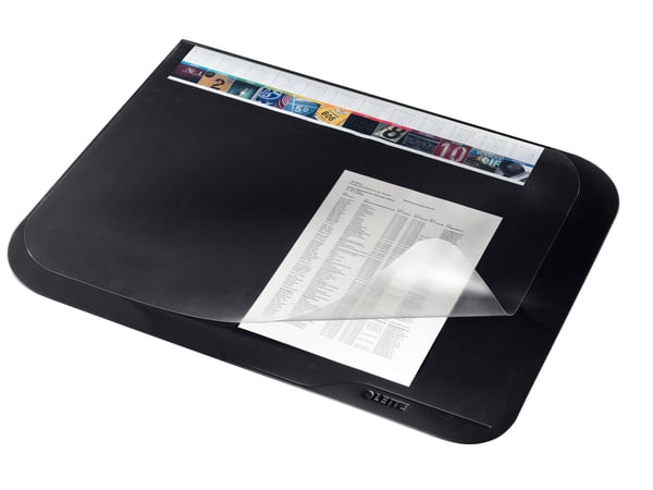 Leitz Skriveunderlag med transparent dækplade Plus 50x65 cm