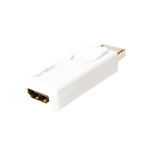 LogiLink CV0100 kabel kønsskifter DisplayPort HDMI Hvid