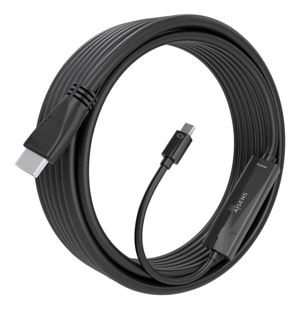 AISENS A125-0890 videokabeladapter 5 m Mini DisplayPort HDMI Typ A (standard) Svart