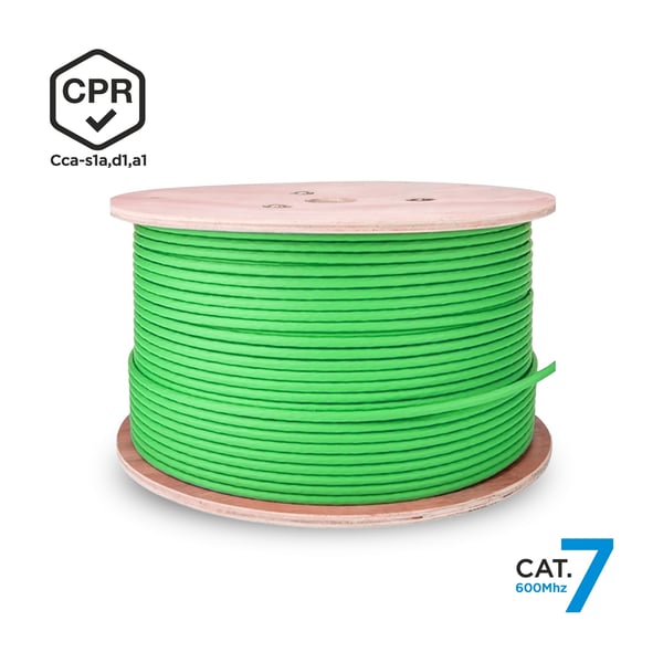 AISENS A146-0667 netværkskabel Grøn 305 m Cat7 SF/UTP (S-FTP) Rund