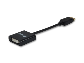 Equip 133431 videokabel adapter 0,2 m DisplayPort DVI Sort